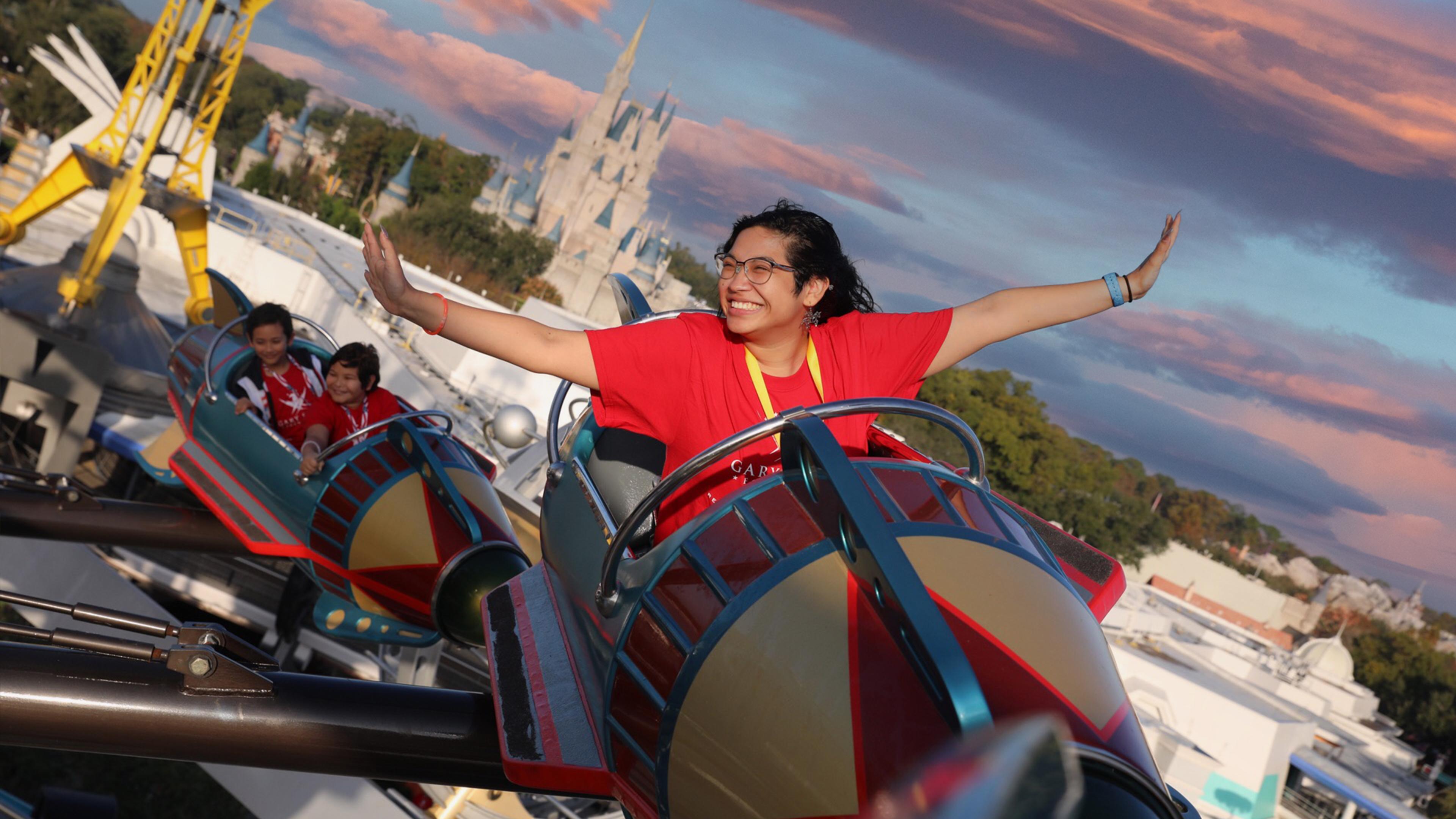 Girl on Disney Ride