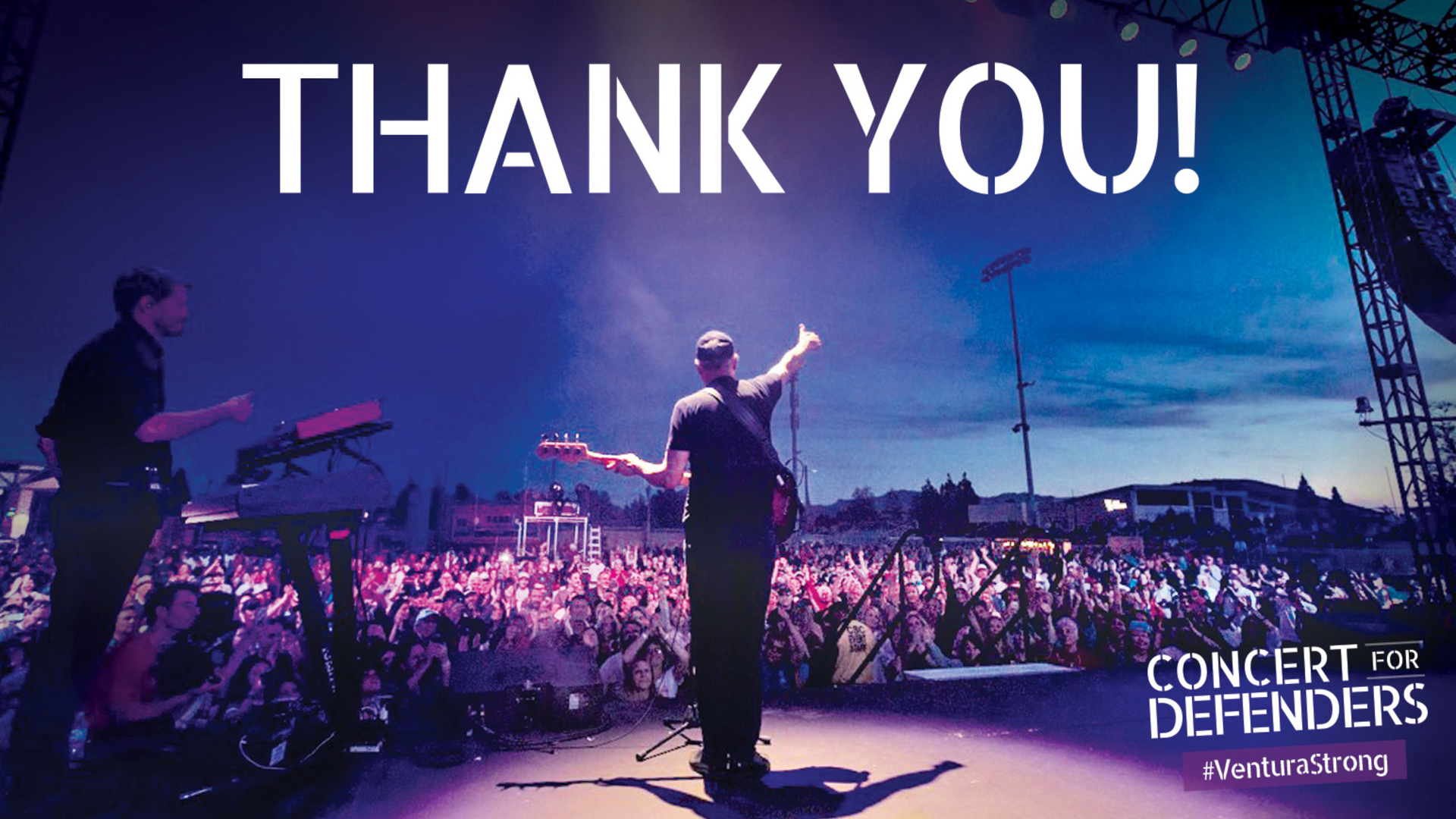 Concert for Defenders 'Thank You' Header Photo