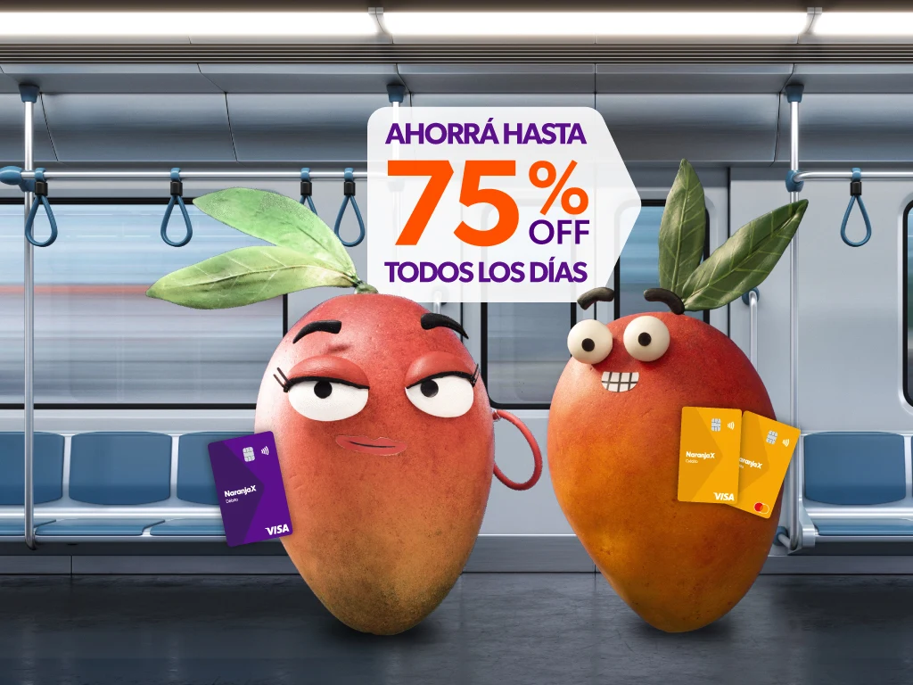 Pagá el Subte con Tarjeta + Recarga SUBE con el celular. Descuentos hasta 75% OFF y reintegros mensuales hasta $15000 en tus viajes en Subte pagando con tarjeta. También recarga de SUBE desde la App.