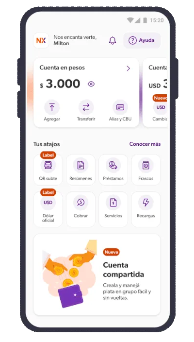 ¿Cómo crear una cuenta compartida?