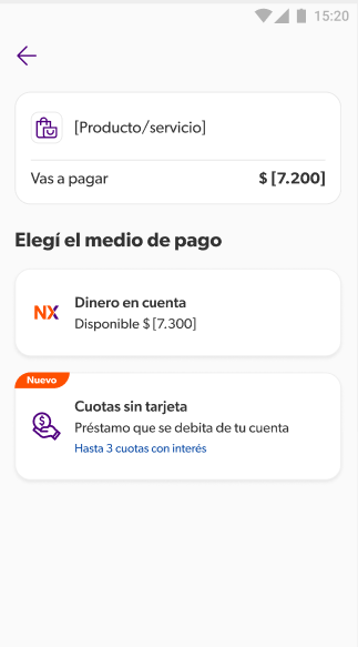 Con QR de Naranja X podés comprar en cuotas sin tarjeta