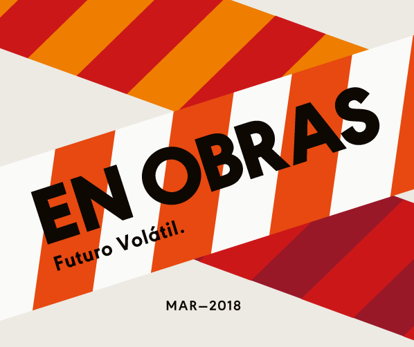 banner difusión muestra En Obras: Futuro Volátil en Casa Naranja