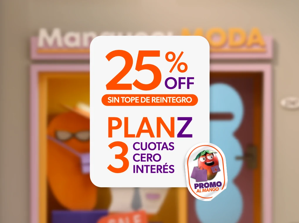 Smartes 2024: Promos y Descuentos en Locales Adheridos. 25% OFF en 3 cuotas cero interés en las mejores marcas de ropa y shoppings. Marzo, Abril, Mayo y Junio ahorrá al mango con Naranja X.