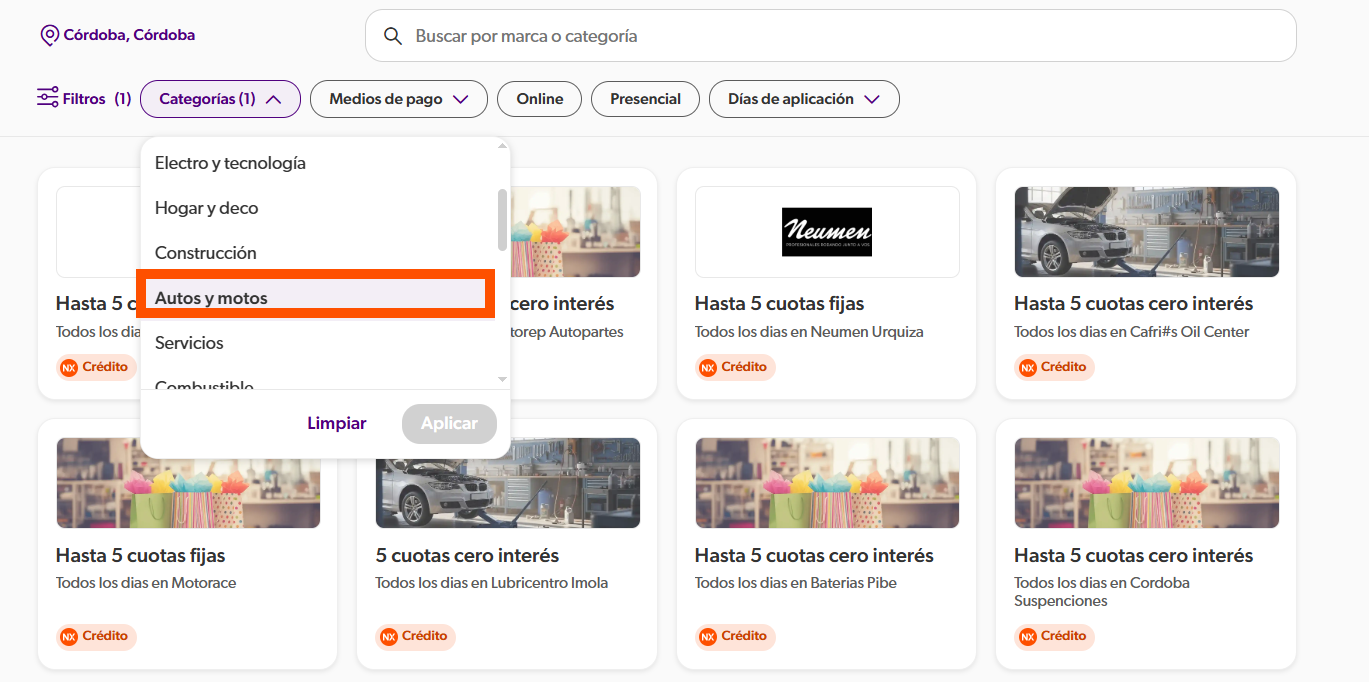 Promos Naranja X para el auto