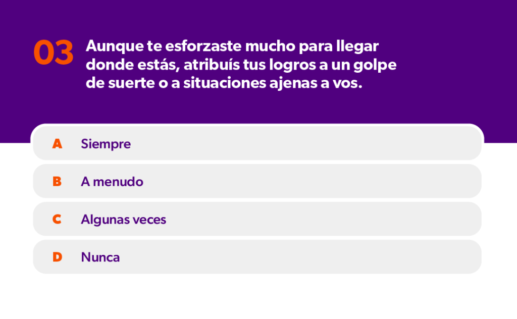 Test: descubrí si tenés el síndrome del impostor