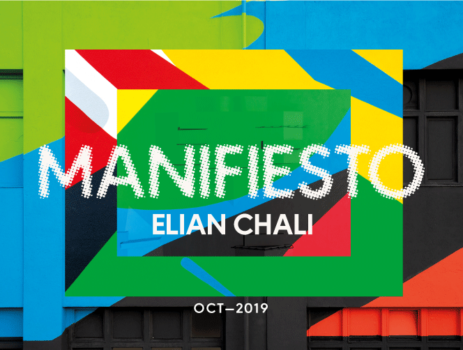 Banner promocional de la obra Manifiesta de Elian Chali en Casa Naranja