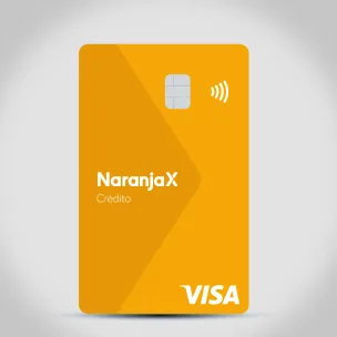Tarjeta de crédito Visa Naranja X.