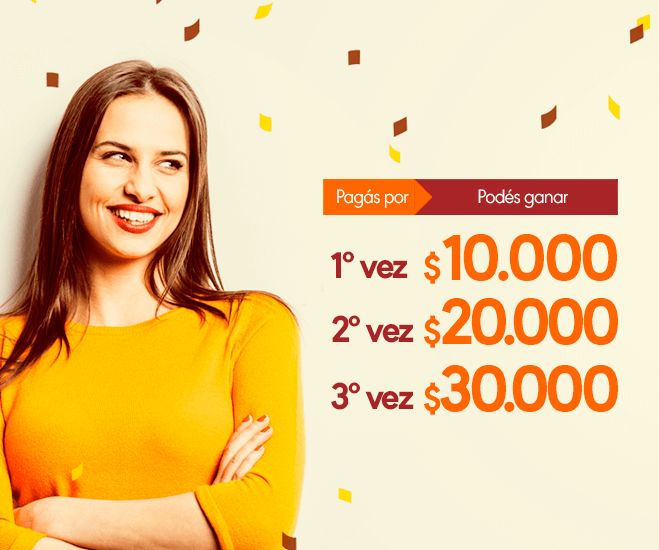 Más veces pagás online, más ganás.