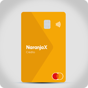 Tarjeta de crédito Master Card Naranja X.