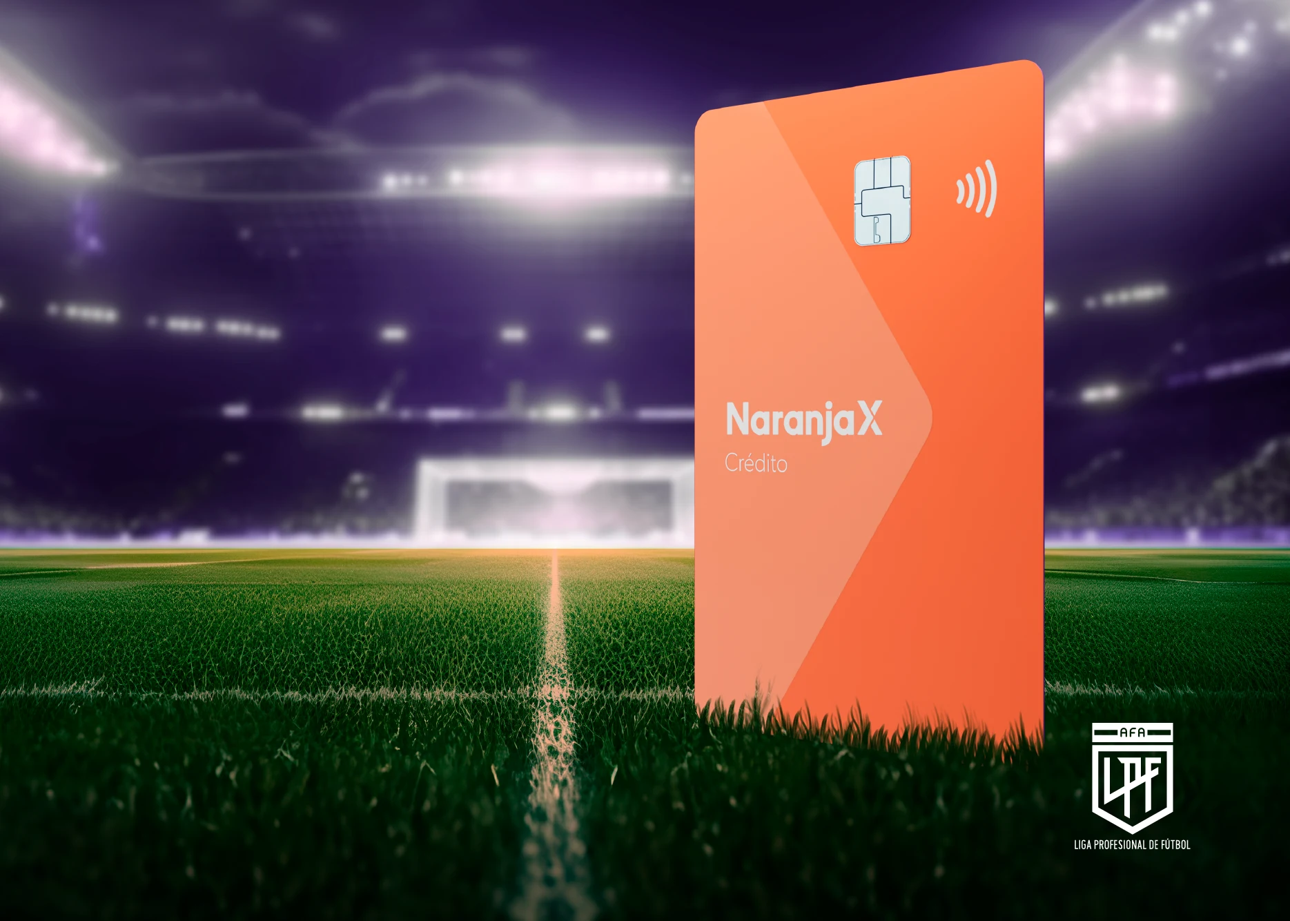 Con la tarjeta de crédito Naranja X accedés a la preventa exclusiva de entradas para las instancias finales de la Liga Profesional de Fútbol. 