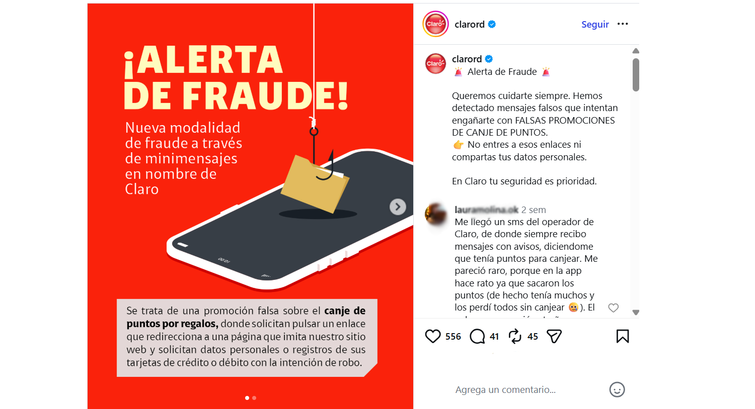 Aviso de Claro