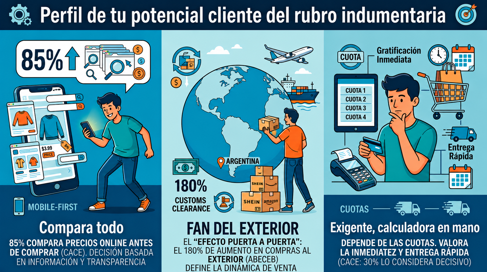 Radiografía del cliente de indumentaria en 2026. Blog de educación financiera de Naranja X.