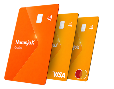 Tarjetas de crédito Naranja X