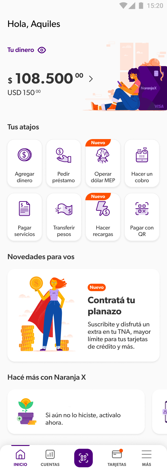 Planes de suscripción de Naranja X: Épico y Turbo
