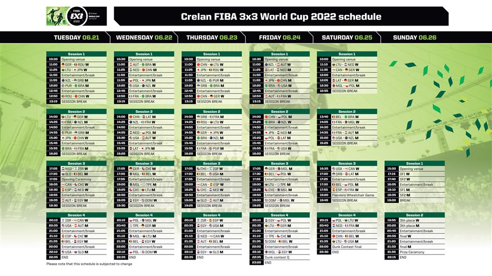 WC 2022 Schedule image