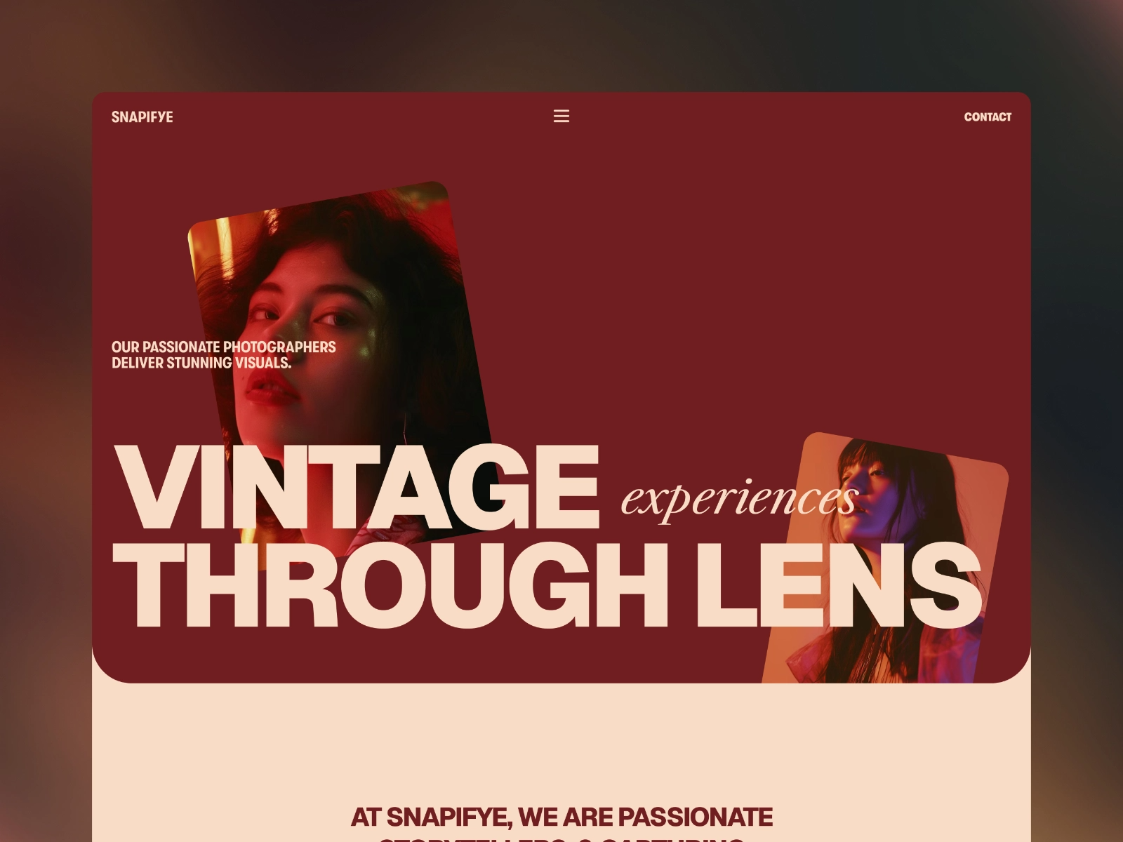 Best framer template 2026/Snapifye (2)