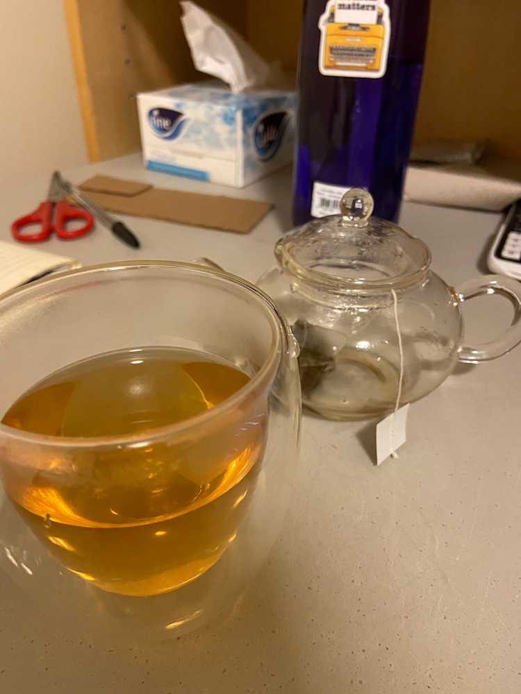 brewed gunpowder tea