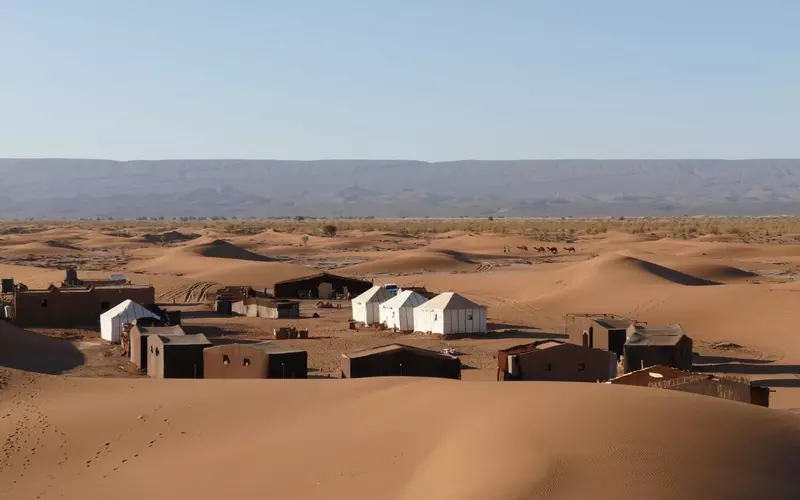 Houses in the desert