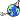 Illustration einer blauen Erde mit Hut