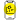 Yello Icon eines Smartphones mit Diagramm und Sonne