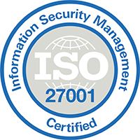 Logotipo ISO 27001.