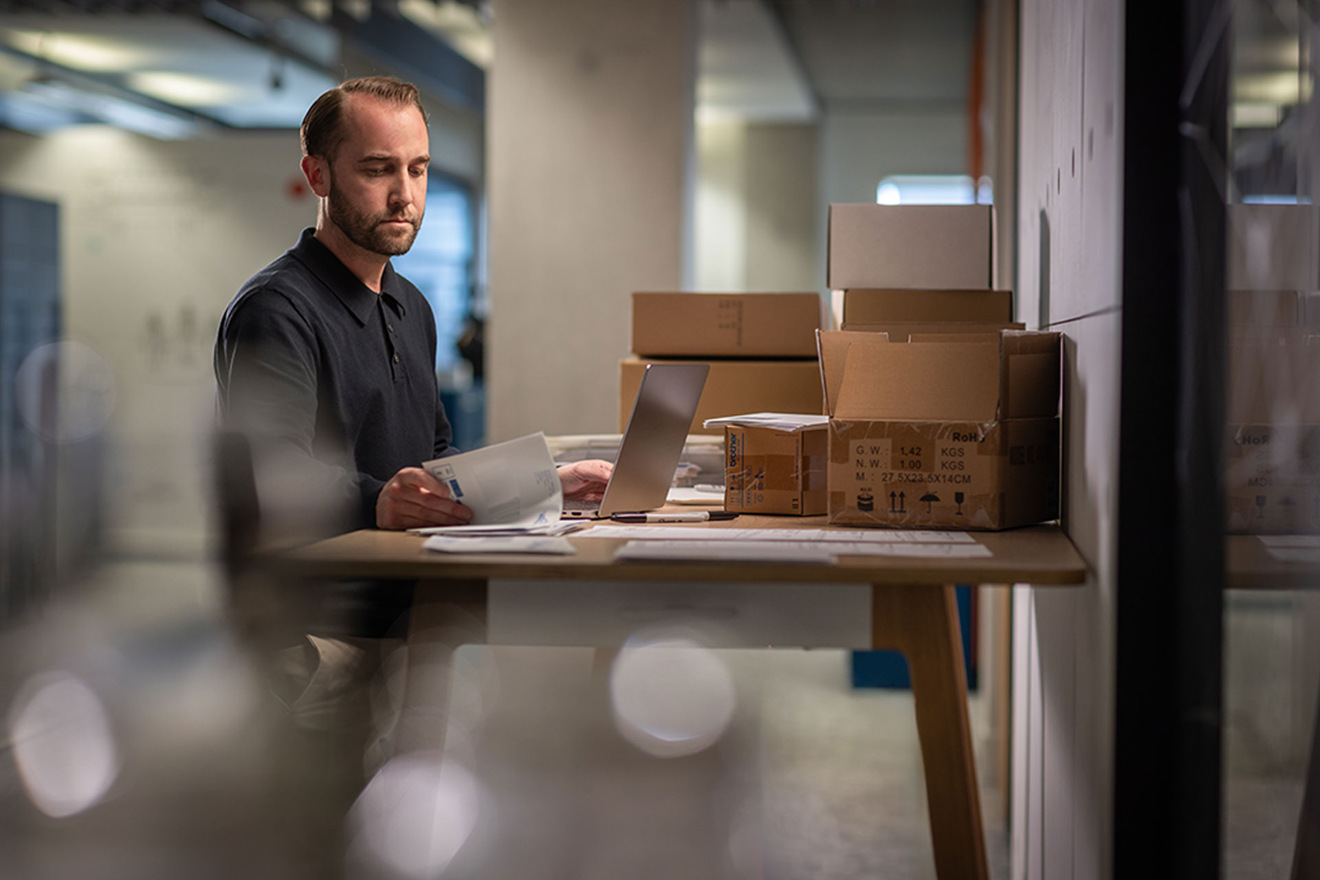 Quadient Photo Shoot - Mail and Shipping