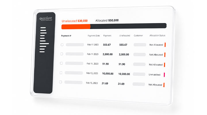 Quadient receivables and payables in a unified view.