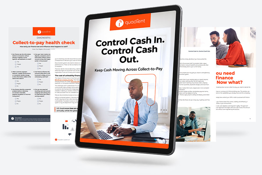 Control Cash in. Control Cash out. ebook pages