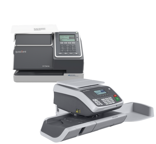 product image of Quadient postage meters. iX-9 and iX-3.