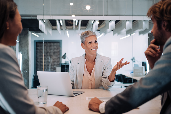 Meeting with clients