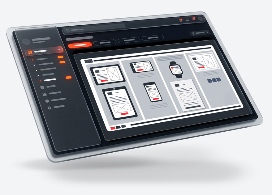 CCM software UI screen