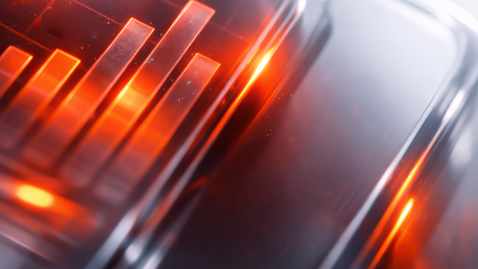 Abstract Background Image Orange Graphs