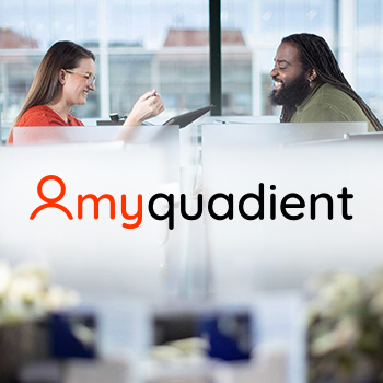 two people collaborating.