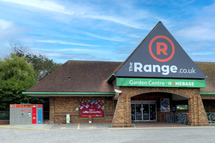 Image of a The Range store and PPbQ Smart Lockers