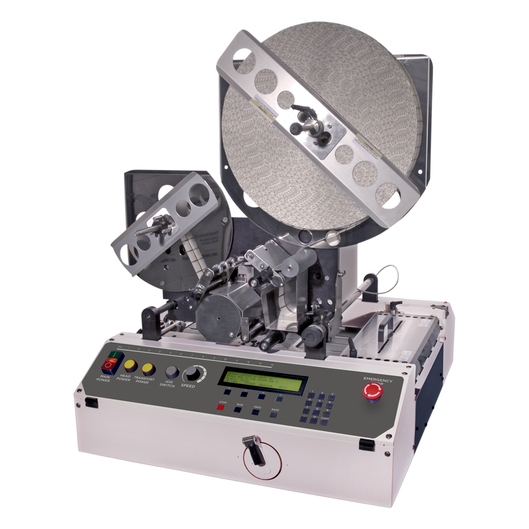 Quadient TA-30 tabletop production tabber for sealing self-mailers