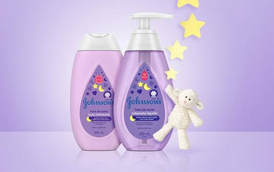 Produtos da linha JOHNSON'S Hora do Sono