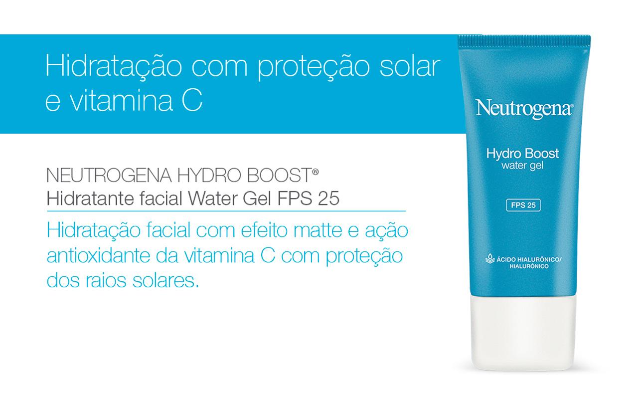 Hidratação com proteção solar e vitamina C