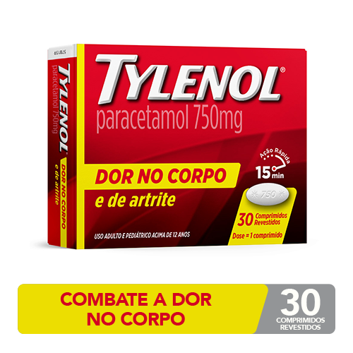 TYLENOL® DOR NO CORPO