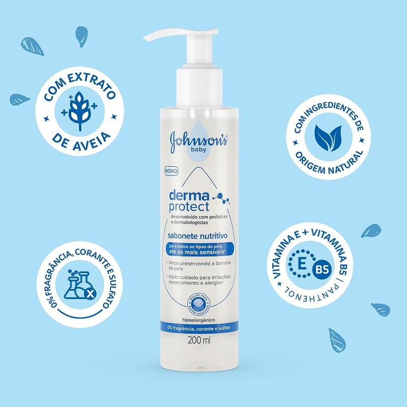 Sabonete líquido Derma Protect ingredientes