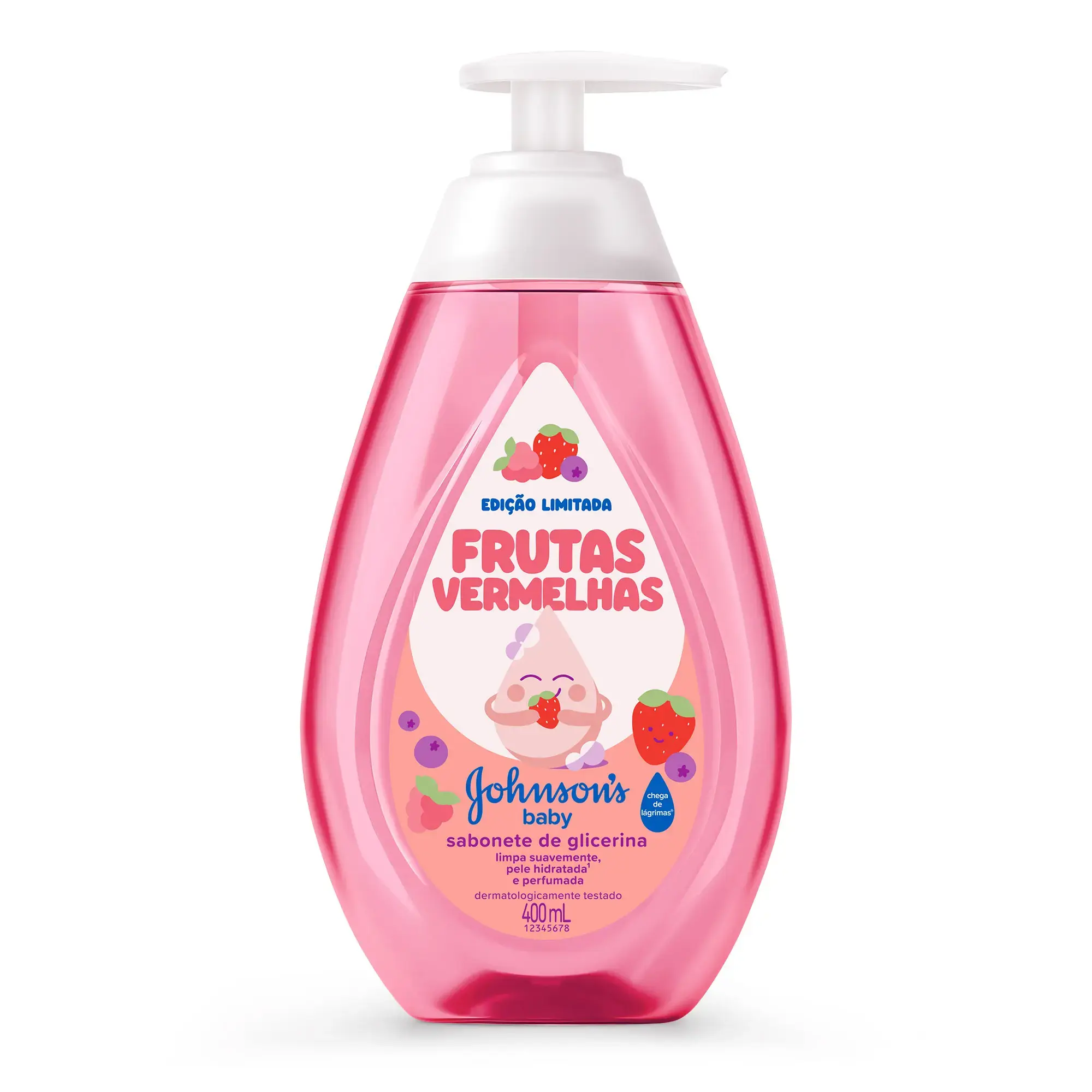 Sabonete Líquido Glicerina Frutas Vermelhas JOHNSON’S® Baby