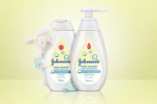 Produtos Johnson's linha recém-nascido