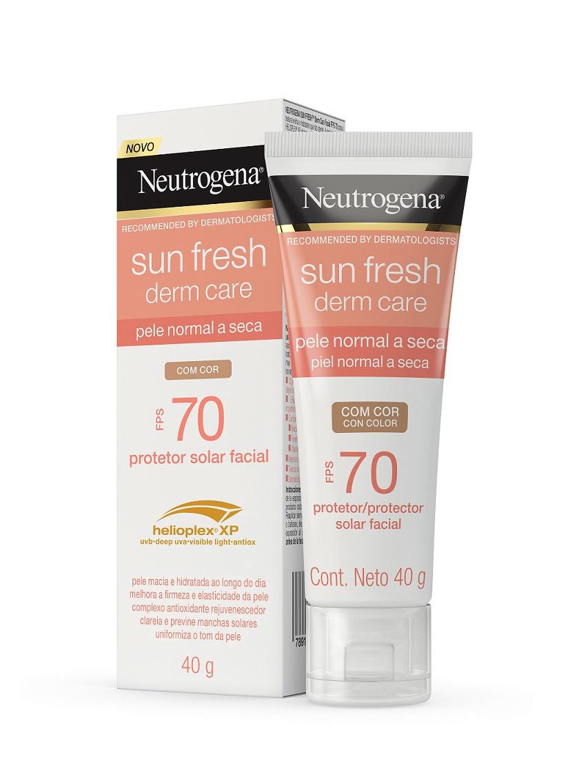 NEUTROGENA SUN FRESH® Dry Skin Com Cor FPS 70