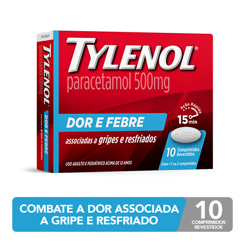 Tylenol dor e febre 10cps