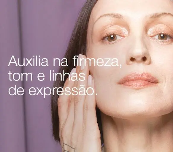 Auxilia na firmeza, tim e linhas de expressão.
