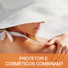 Protetor e cosmético combinam?