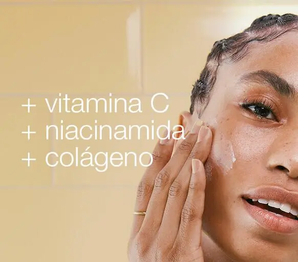 + vitamina C +niacinamida +colágeno