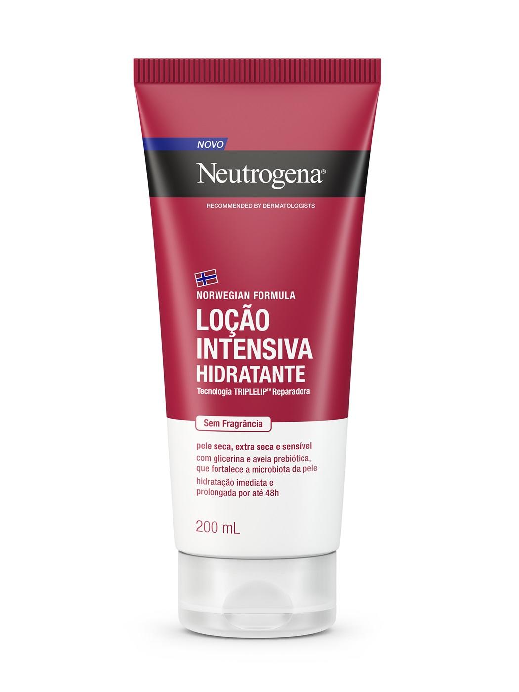 Hidratante Corporal Intensivo NEUTROGENA® Norwegian sem fragrância, 200mL