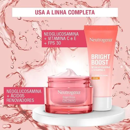 Gel Creme Facial Antissinais NEUTROGENA® Bright Boost FPS 30