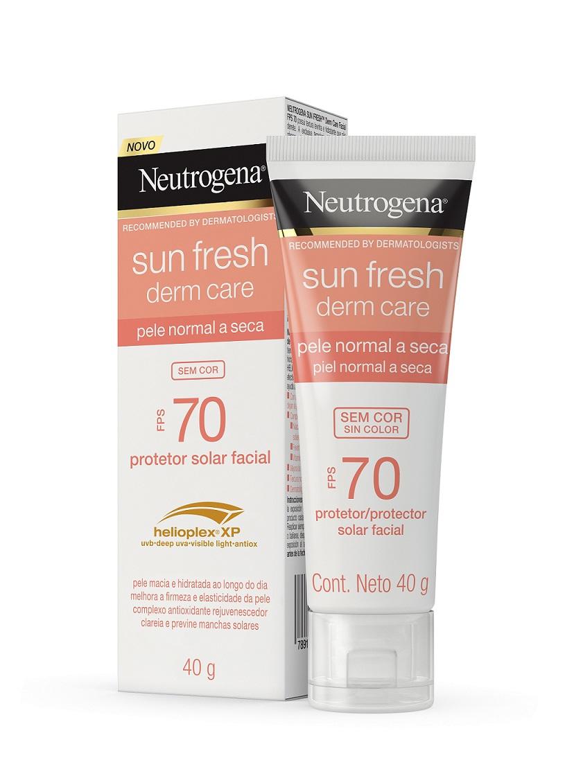 NEUTROGENA SUN FRESH® Dry Skin Sem Cor FPS 70