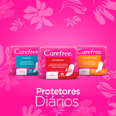 Protetores diarios - Carefree